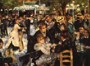 Auguste renoir Ball at the Moulin de la Galette oil